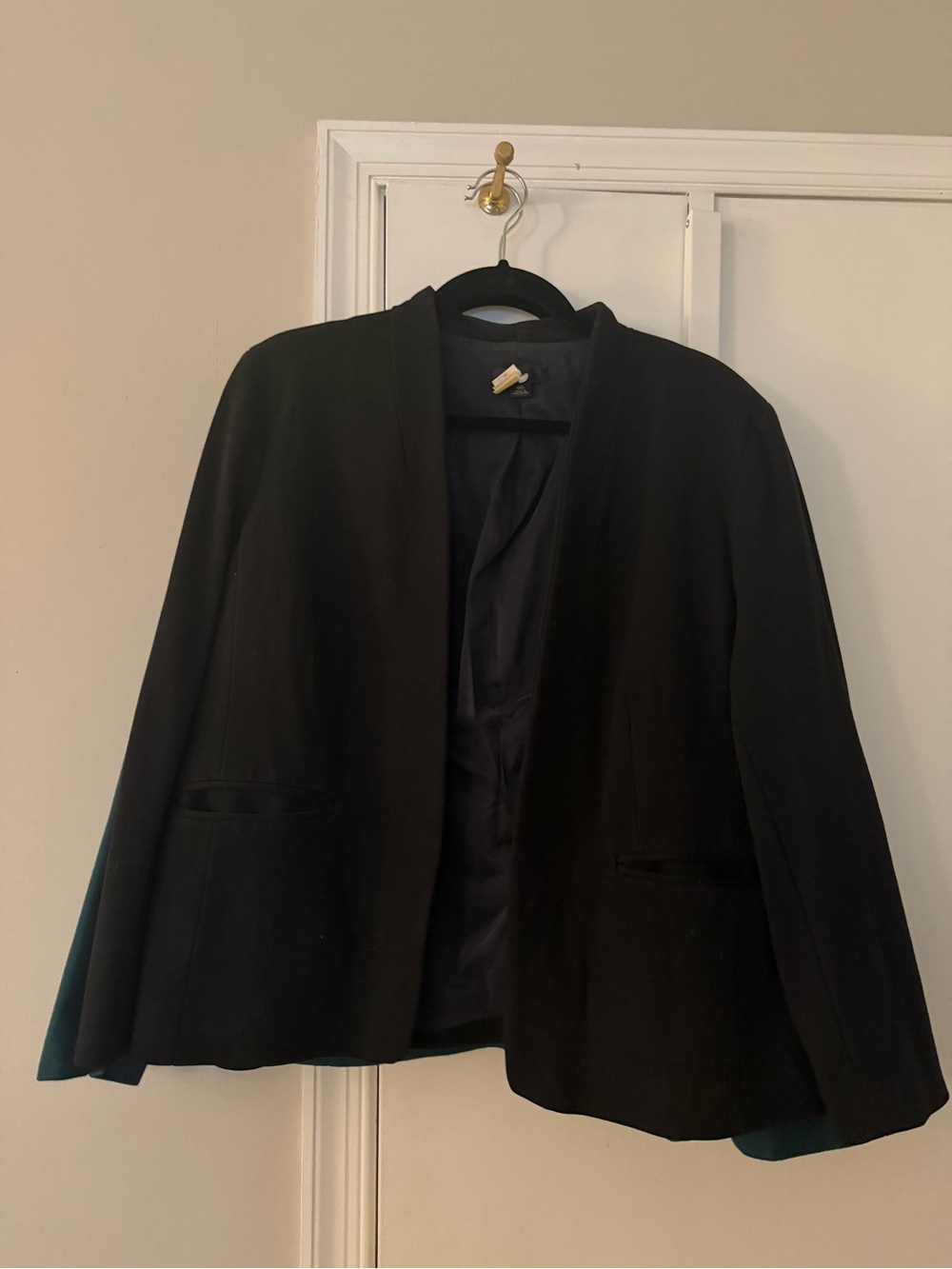 J. Crew Black Open-Front Women's Blazer